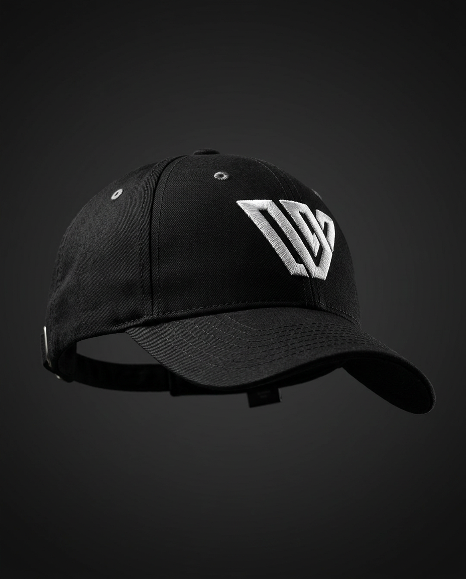 Black Ball Cap with white VWV logo